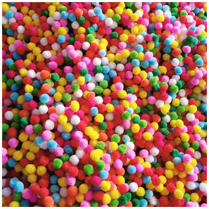 Colorful Craft Pom Poms for DIY Art Projects Decorations Classroom Activities and Handmade Crafts, Pack of 200