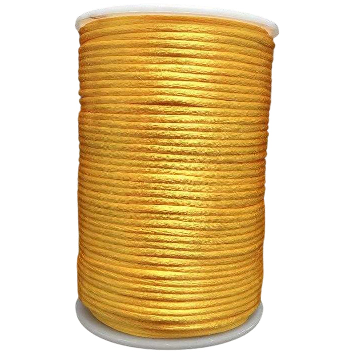 2mm Satin Nylon Cord 100m for Jewelry Making, Beading, Macrame, and Chinese Knot Crafts
