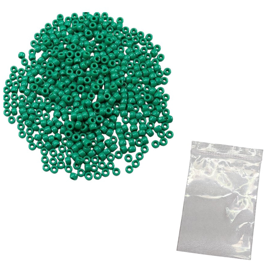 Plastic Pony Beads for Bracelets, Hair Braids, Jewelry Making and DIY Craft Projects