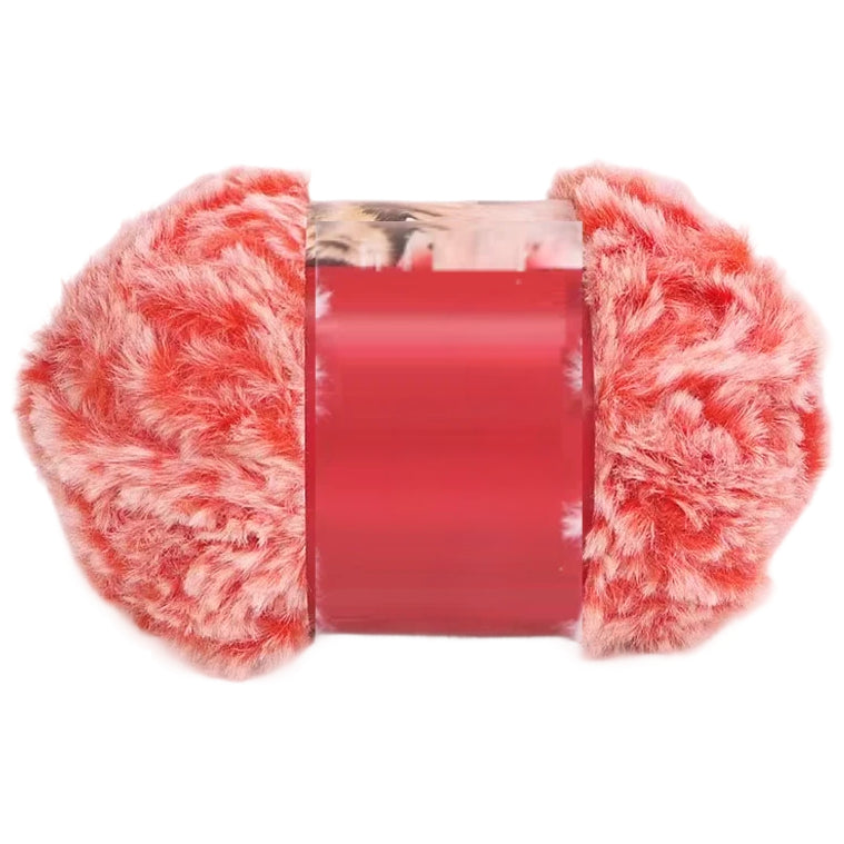 Soft Chunky Fur Knit Blanket Yarn – Lightweight Faux Fur Velvet Yarn for Cozy Projects, 50Grams/1.76oz 32 Yards