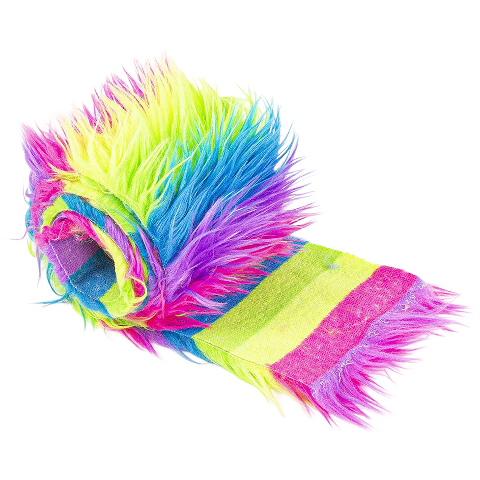 60 Inch Faux Fur Fabric Precut Strips Fluffy Craft Fur for Gnome Beards and Costumes