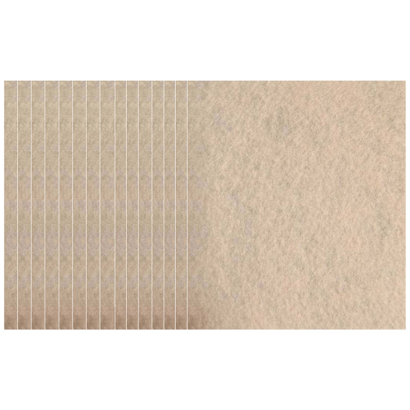 Embroidery Puffy Foam 9x12 Inch 1mm Polyester Sheets for 3D Embroidery Caps Garments Bags Jackets, Pack of 15