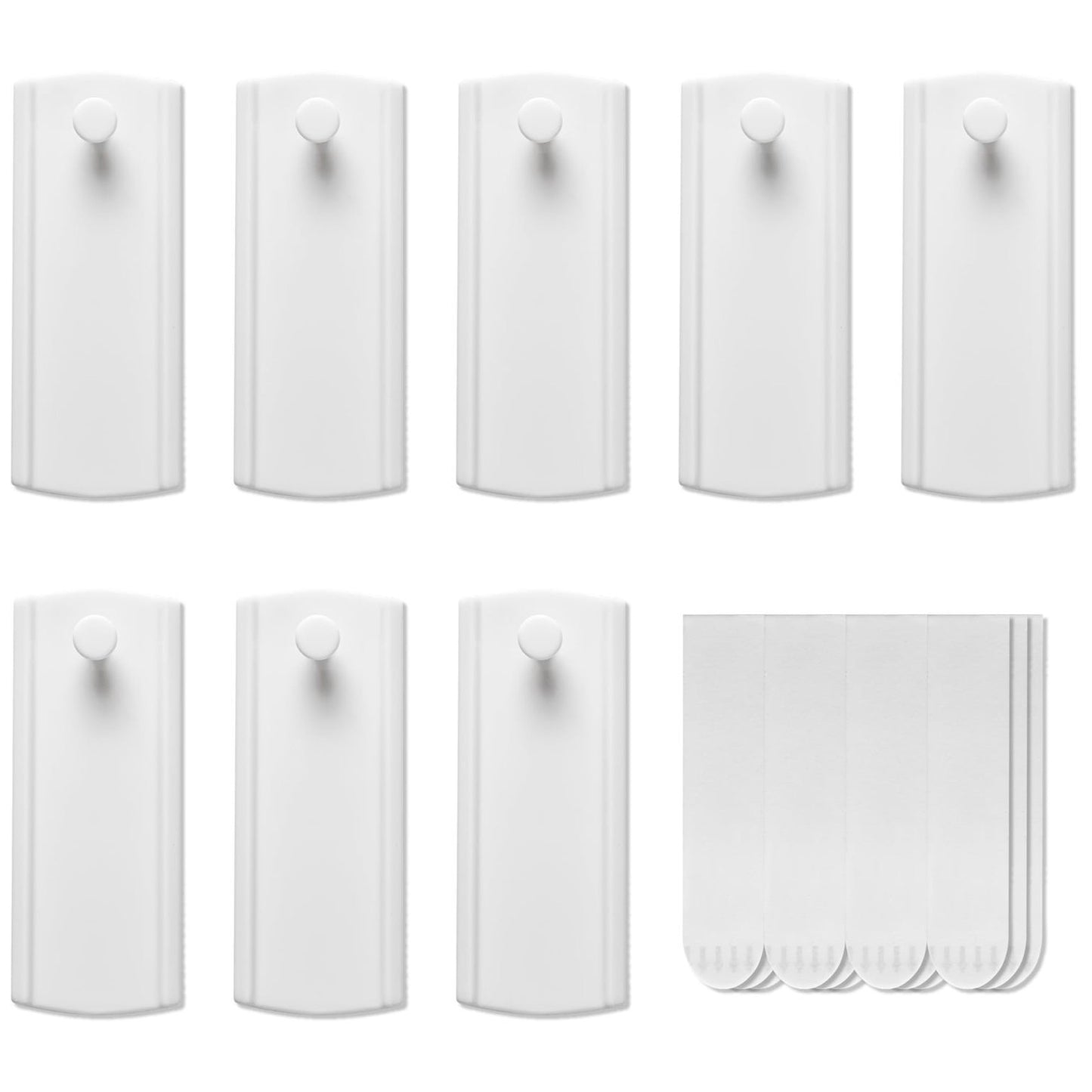 No Tool Sawtooth Picture Hangers with Adhesive Strips for Frames Wall Decor and 4 Lb Displays