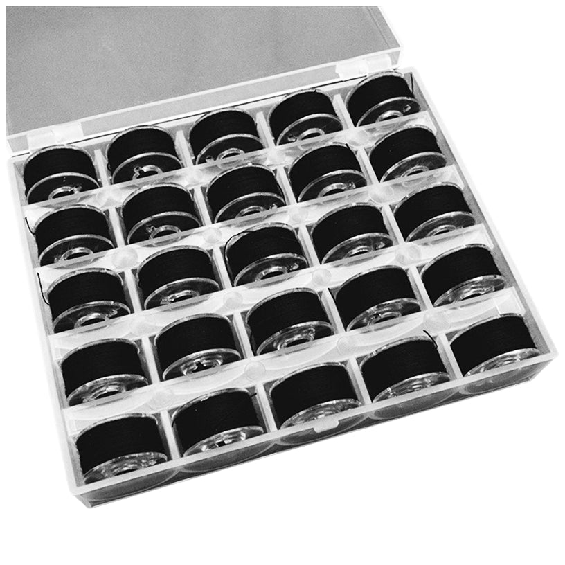 60S/2 90WT Prewound Bobbin Thread Size A SA156 Polyester for Embroidery and Sewing Machines