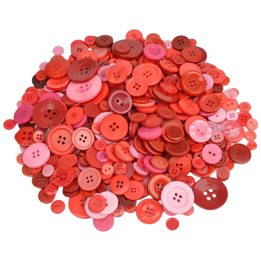 Assorted Resin Buttons Set for Sewing, Crafts, and DIY Clothes Decoration, Pack of 600