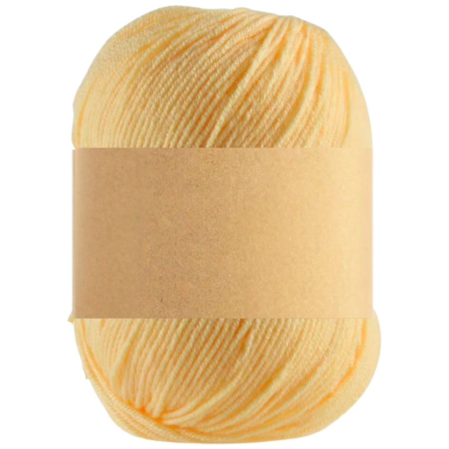Silk Effect Microfiber Acrylic Yarn, Solid Colors for Baby Projects, 50 Grams/1.76oz 191 Yards