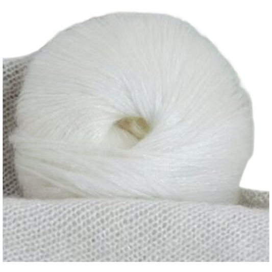 Glitter Knitting Yarn Sparkle Metallic Acrylic Wool for Crochet and Hand-Knitting, 25 Grams/0.85oz 109 Yards