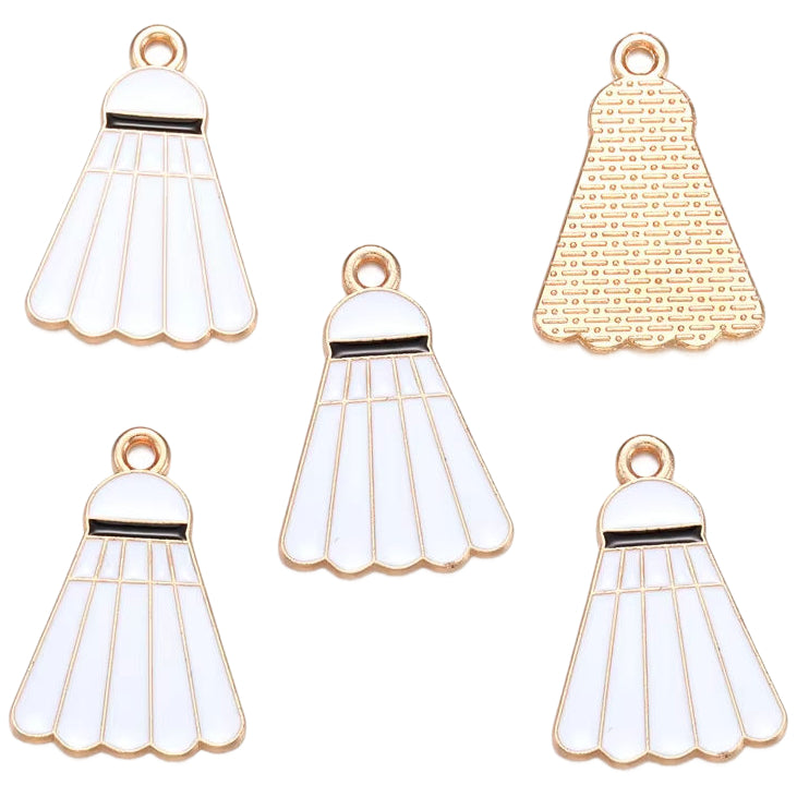 Alloy Sports Charms with Rhinestones for Jewelry Making, Bracelets, Necklaces, and DIY Crafts, Pack of 20