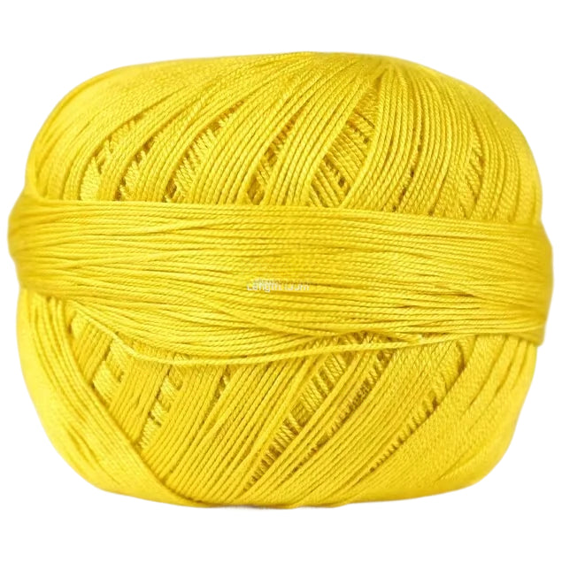 Mercerized Cotton Lace Yarn – Smooth, Shiny Cotton Yarn for Crochet and Hand Knitting, 50 Grams/1.76oz 317 Yards
