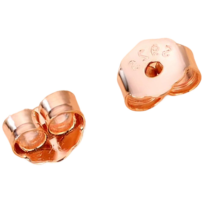 Screw On Earring Backs Pair for Diamond Studs and Threaded Post Jewelry