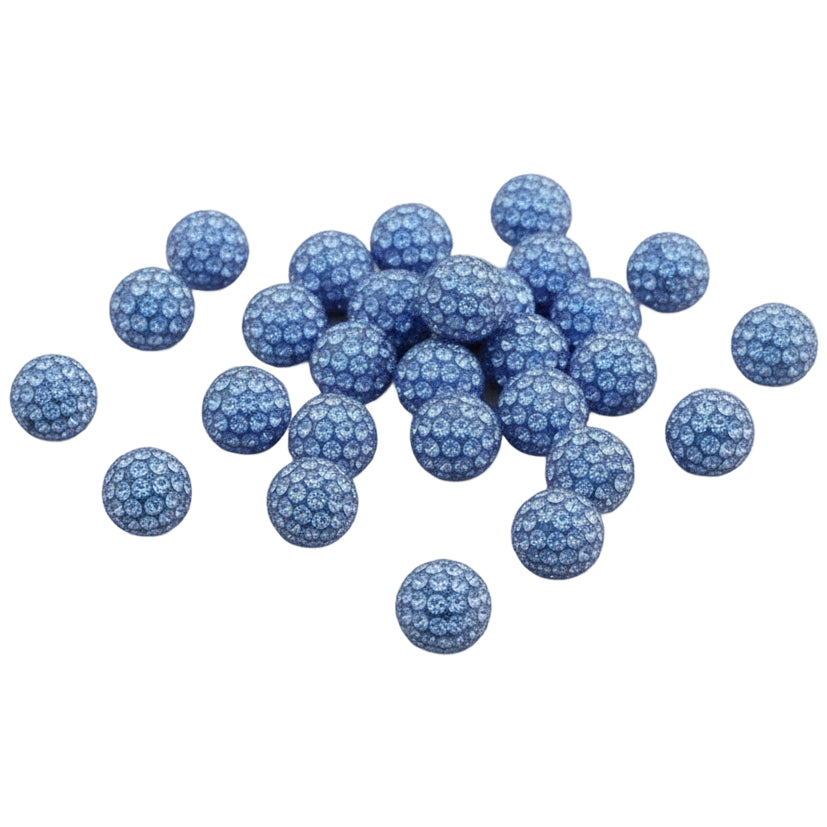 Sparkle Rhinestone Clay Beads Round Disco Spacer Beads for Jewelry Making, Bracelets, Earrings and DIY Craft Projects