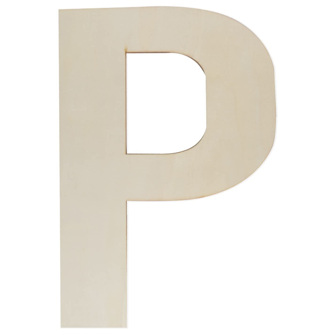 12 Inch Wooden Letter Unfinished Large Wood Alphabet Cutout For DIY Crafts Wall Decor Projects
