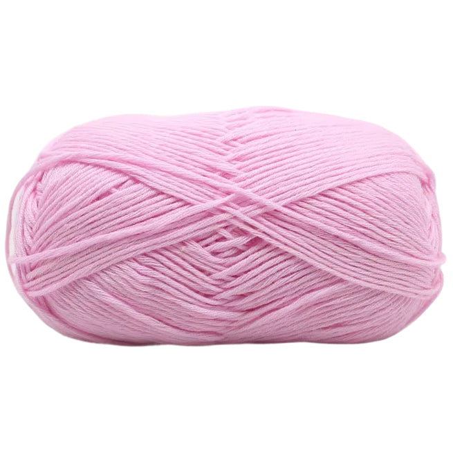 4-Ply Fingering Weight Yarn, 153 Yards 50g/1.76oz 100% Cotton Thin Yarn for Crochet & Knitting