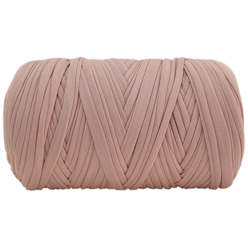 Polyester T-Shirt Yarn Thick Crochet Fabric Ribbon for Knitting Bags, Rugs, and Crafts, 400 Grams/14.11oz, 142.17 yards
