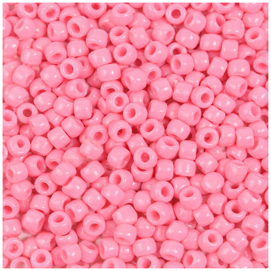9mm Plastic Pony Beads for Bracelets Necklaces Hair Jewelry Crafts, Pack of 1000