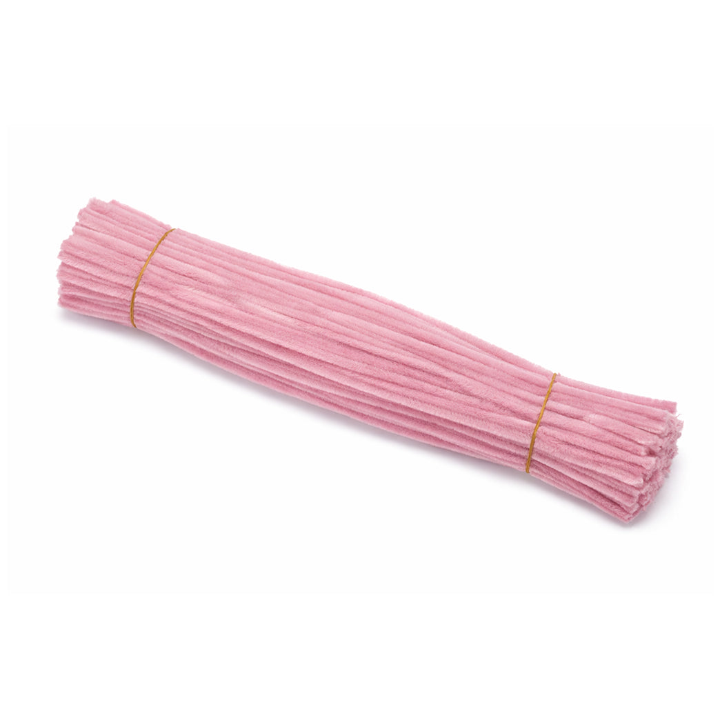 11.8 Inch Chenille Stem Pipe Cleaners 6 to 7mm for DIY Crafts and Kids Projects, Pack of 100