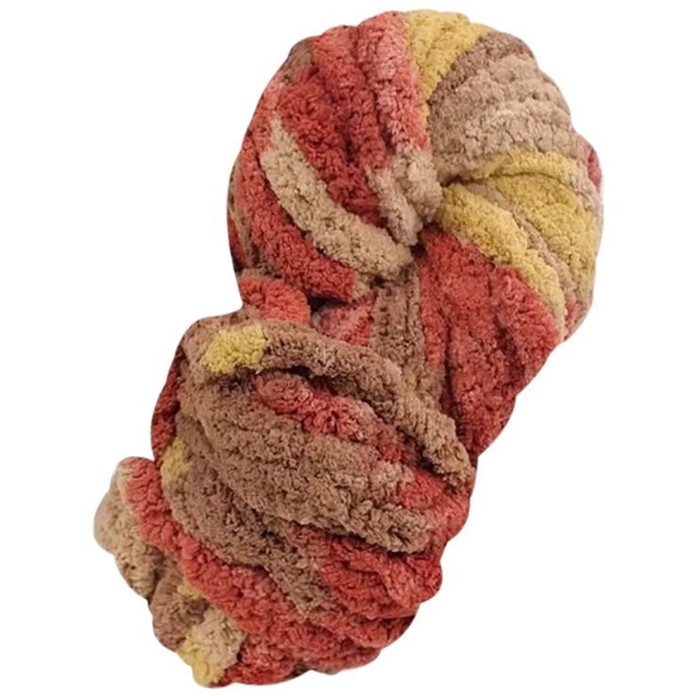 Super Chunky Chenille Yarn Soft Thick Fluffy Polyester for Arm Knitting Blankets and Home Decor, 20mm Thick 250 Grams/8.82oz 27.34 yards