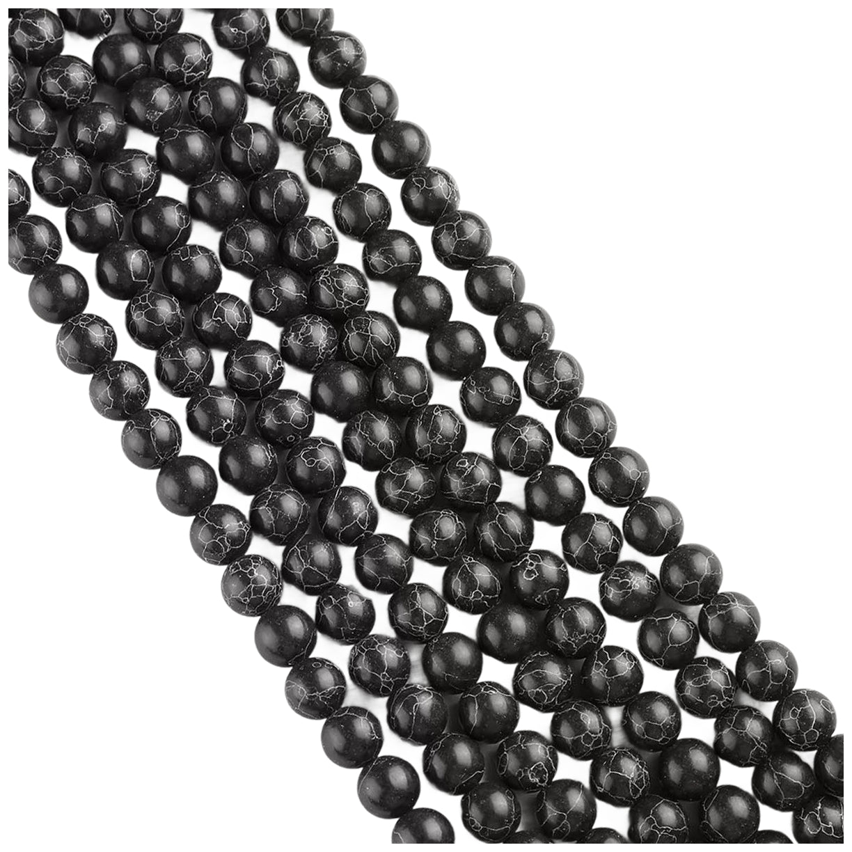 Natural Agate Round Gemstone Beads Polished Stone Loose Beads for Jewelry Making 15 Inch Strand