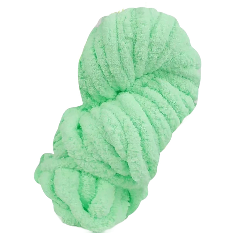 Super Chunky Chenille Yarn Soft Thick Fluffy Polyester for Arm Knitting Blankets and Home Decor, 20mm Thick 250 Grams/8.82oz 27.34 yards