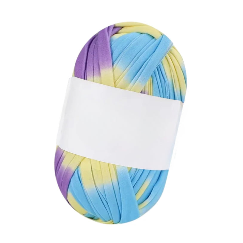 Polyester T-Shirt Yarn for Crochet Bags, Baskets, Coasters, and Crafts, 100g/3.53oz 48 Yards