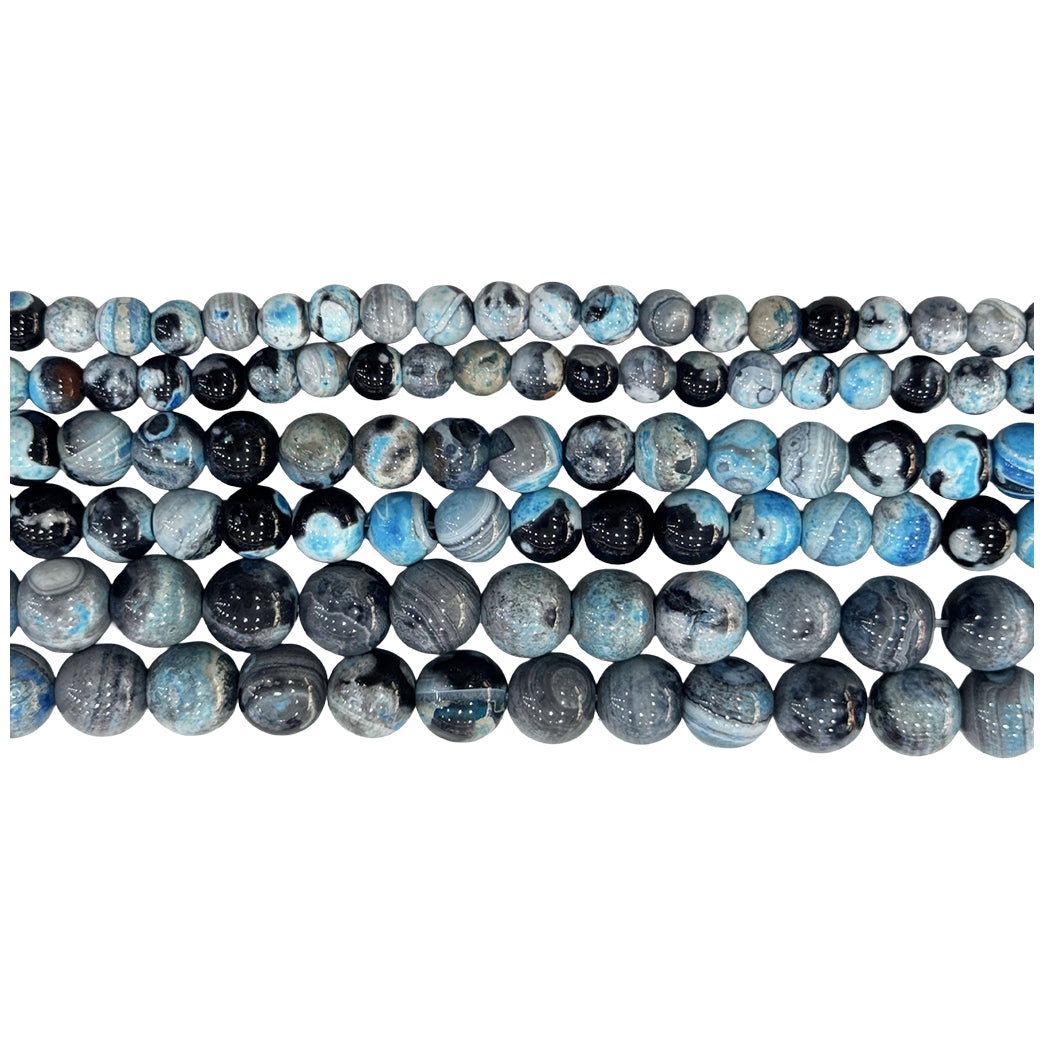 Natural Hematite Gemstone Round Beads 15 Inch Strand for Jewelry Making and Craft Design