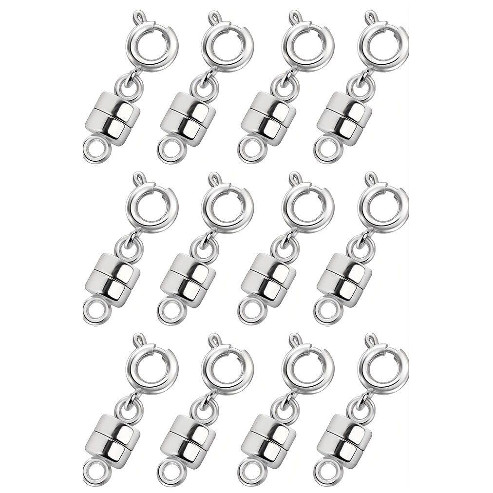 Magnetic Necklace Clasp Extenders for Women, Gold Chain Converter for Bracelets, Necklaces, and Anklets