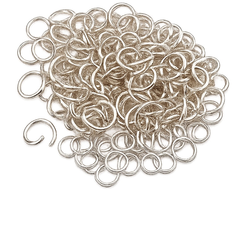 Open Jump Rings for Jewelry Making Earrings and Keychains for Crafts Repair Supplies, Pack of 300