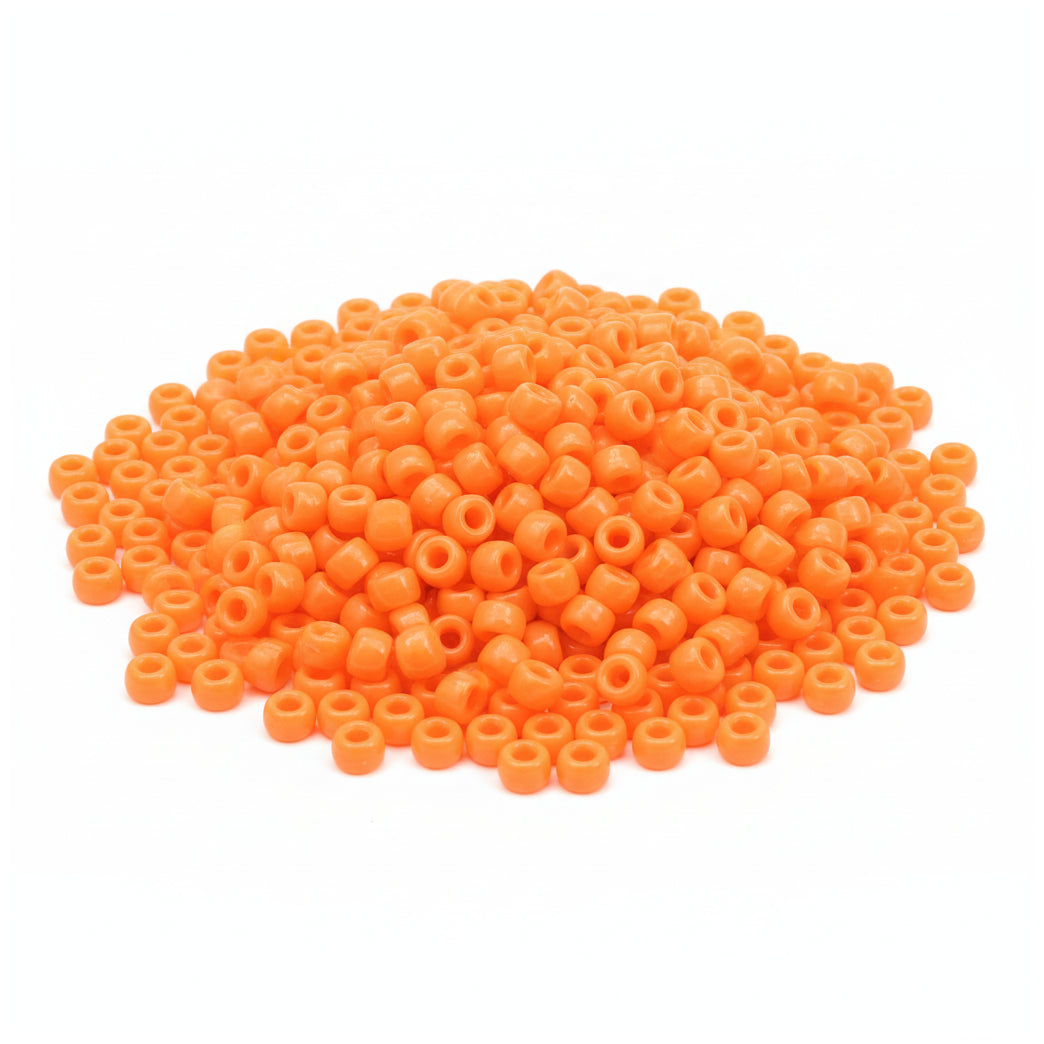Pony Beads 6x9mm Plastic Beads for Friendship Bracelets Jewelry Making Keychains and DIY Crafts