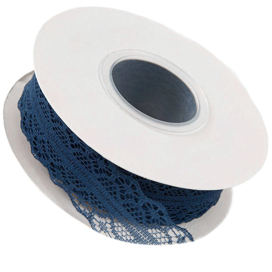 1.2 Inches by 50 Yards Vintage Lace Trim Ribbon Roll for Crafts, Sewing, Gift Wrapping and Decorations