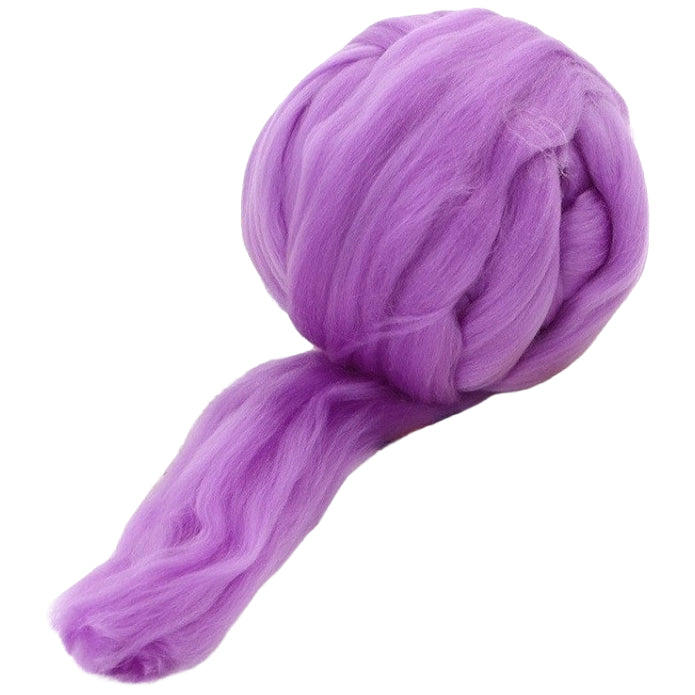 100g Wool Roving 8cm Thick Natural Fiber for Needle Felting Spinning Weaving and DIY Craft Projects