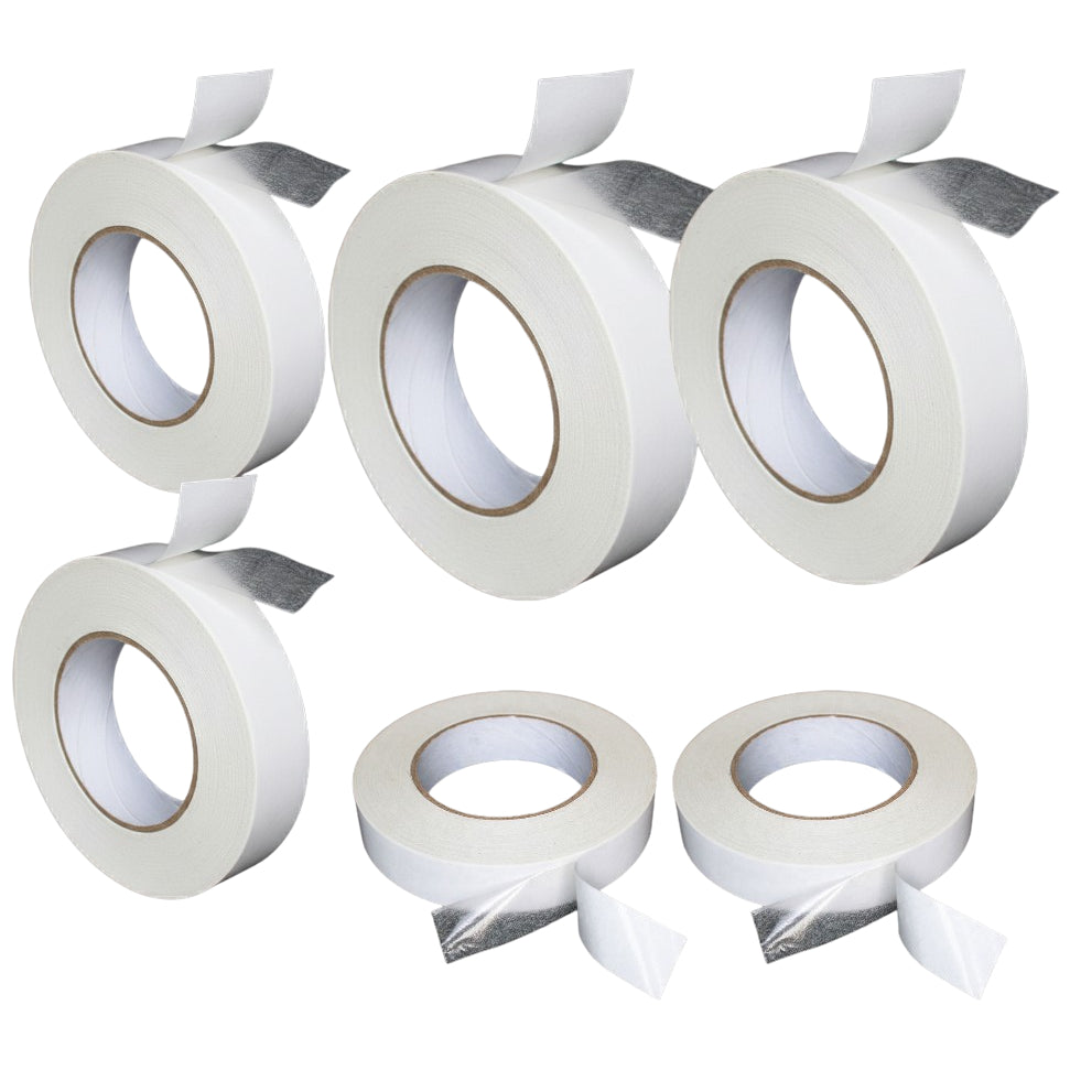 6 Rolls Double Sided Craft Tape Multi Size Adhesive for Scrapbooking Card Making and Photos