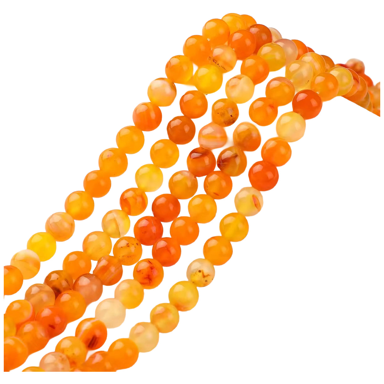 Multicolor Natural Gemstone Spacer Beads for DIY Bracelet and Necklace Making