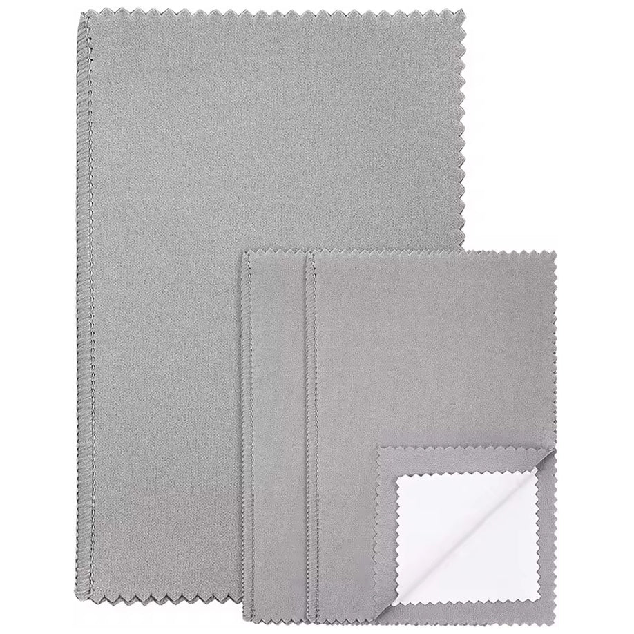 Large Cotton Jewelry Polishing Cloth 11x14 Inch for Gold, Silver, Platinum Cleaning and Shine