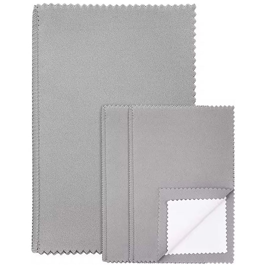 Large Cotton Jewelry Polishing Cloth 11x14 Inch for Gold, Silver, Platinum Cleaning and Shine