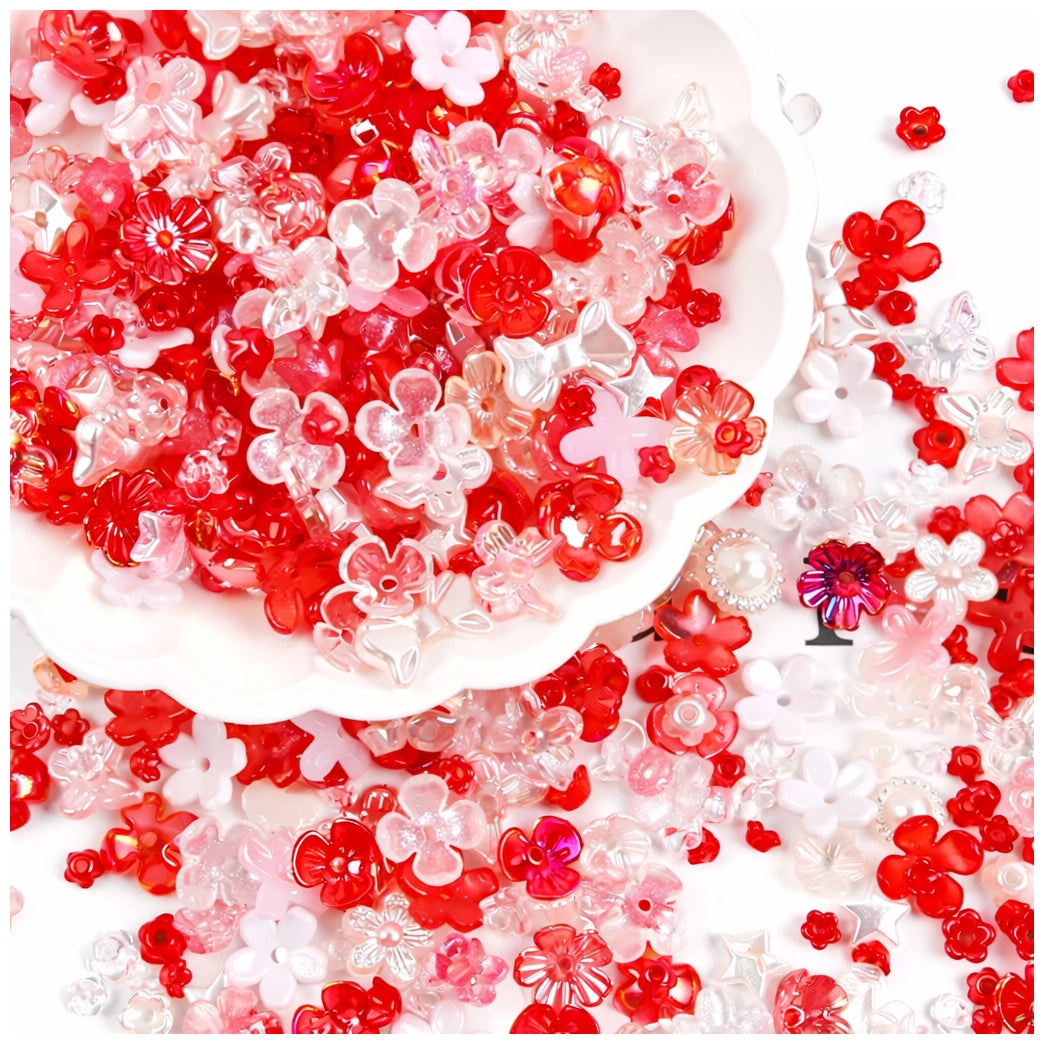 Assorted Acrylic Beads 180 to 240 Pieces for Bracelet Necklace and DIY Jewelry Making