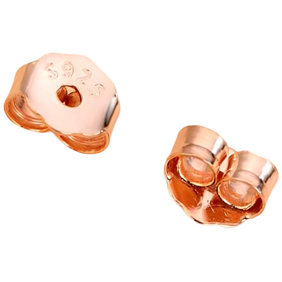 Screw On Earring Backs Pair for Diamond Studs and Threaded Post Jewelry