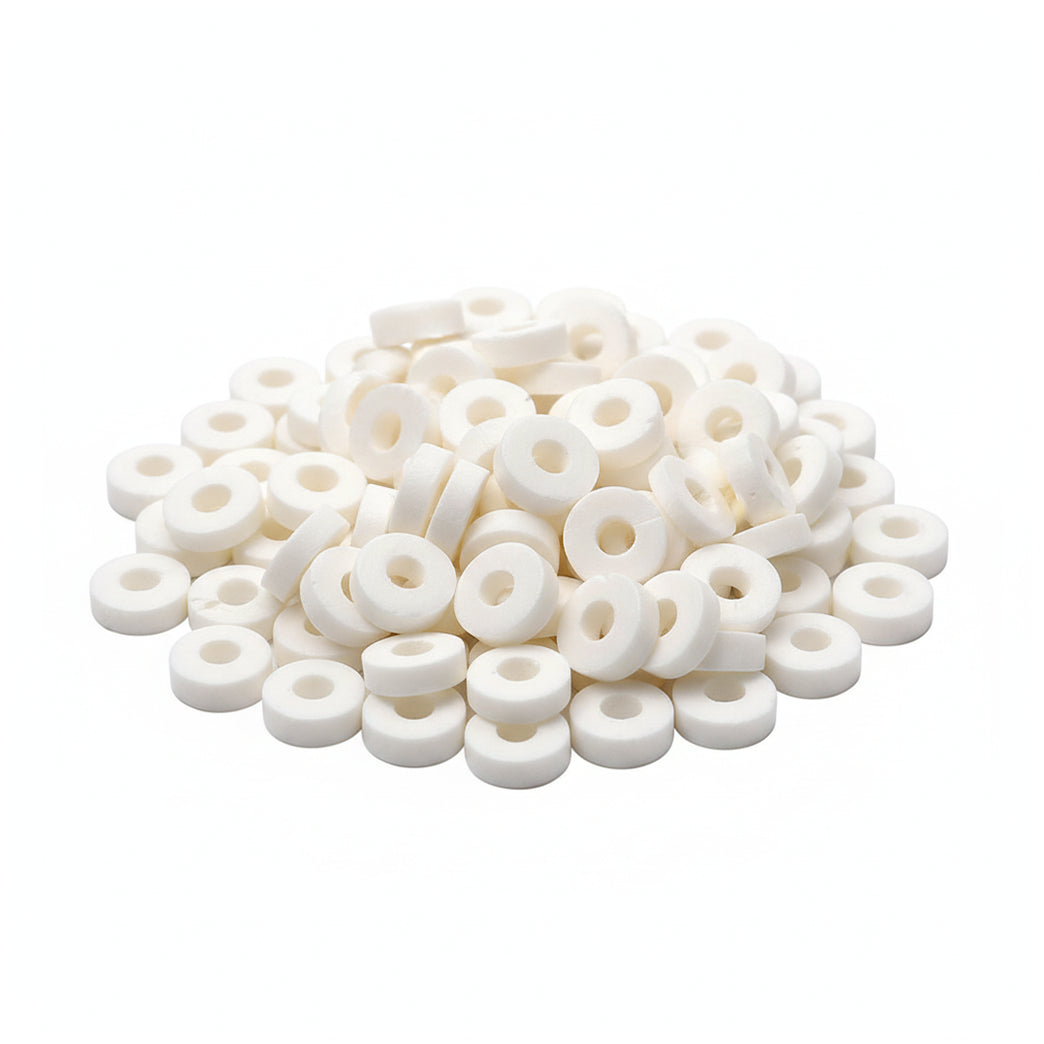 6mm Clay Beads for DIY Bracelet Necklace and Jewelry Making, Pack of 2000