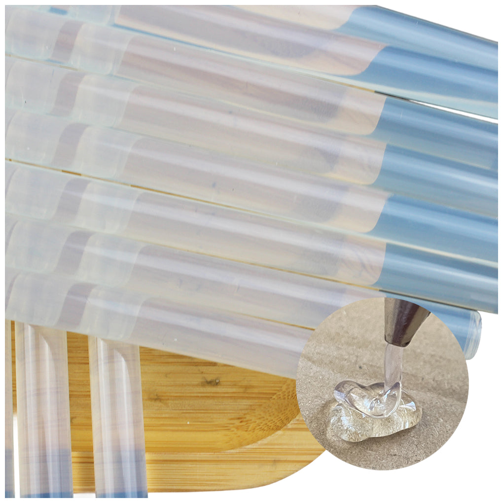 Clear Hot Glue Sticks for Full Size Glue Guns, All Temperature Safe and Long Working Time