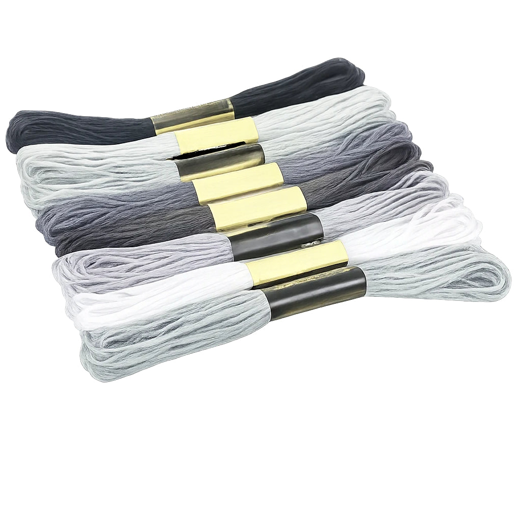 12 Skeins Embroidery Floss 8.5 Yard Thread for Friendship Bracelets Cross Stitch and Craft Projects
