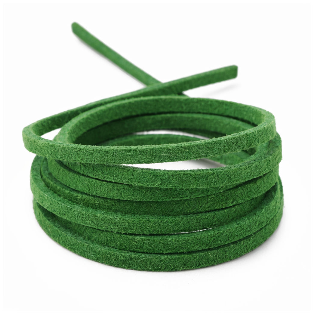 3mm Flat Genuine Leather Cord 5.5 Yards Tan Leather Lacing for Jewelry Making, Braiding and Craft Projects