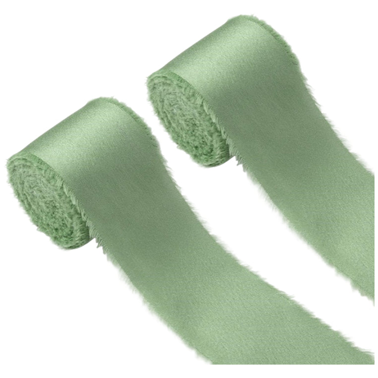 1.5 Inch Silk Satin Ribbon 10 Yards for Gift Wrapping and Wedding Decorations, Pack of 2