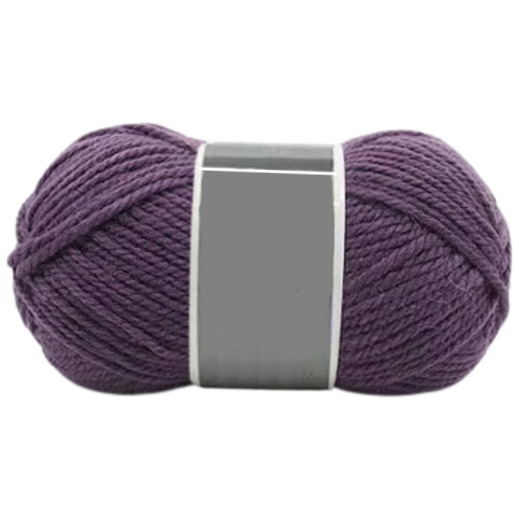 Bulky Merino Wool and Acrylic Blended Knitting Yarn for Craft Projects, 100 Grams/3.53oz 120 Yards
