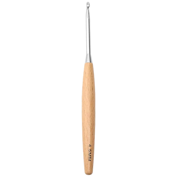 Ergonomic Beech Wooden Crochet Hook for Comfortable DIY Crocheting, Beginners, and Experienced Users