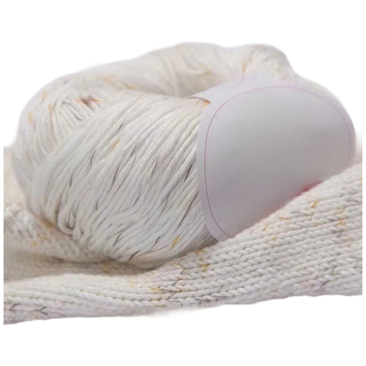 Pure Cotton Yarn 10 Strand Medium 3.5mm for Baby Crochet and Children Craft Projects, 50 Grams/1.76oz 153.11 Yards