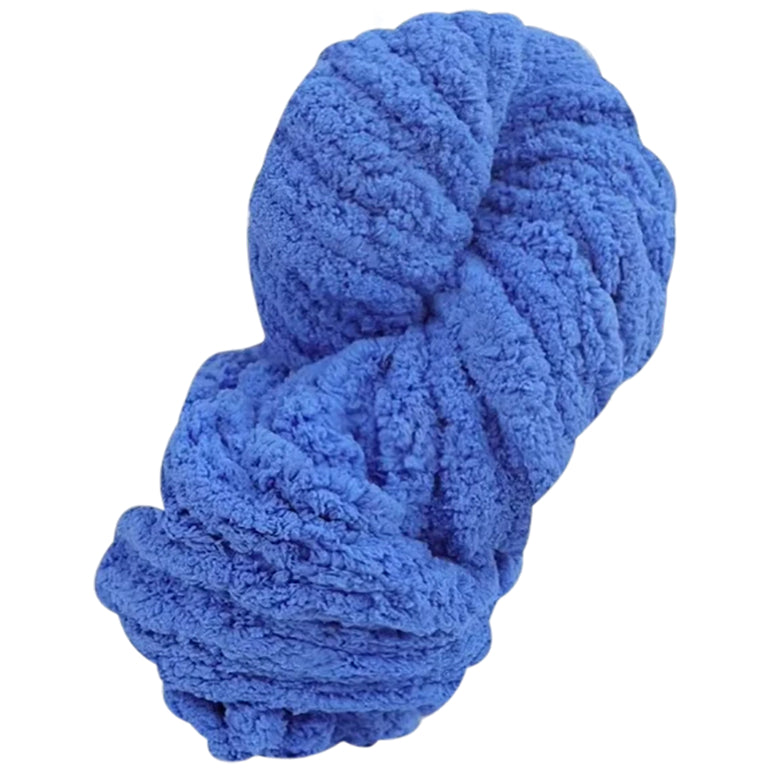 Super Chunky Chenille Yarn Soft Thick Fluffy Polyester for Arm Knitting Blankets and Home Decor, 20mm Thick 250 Grams/8.82oz 27.34 yards