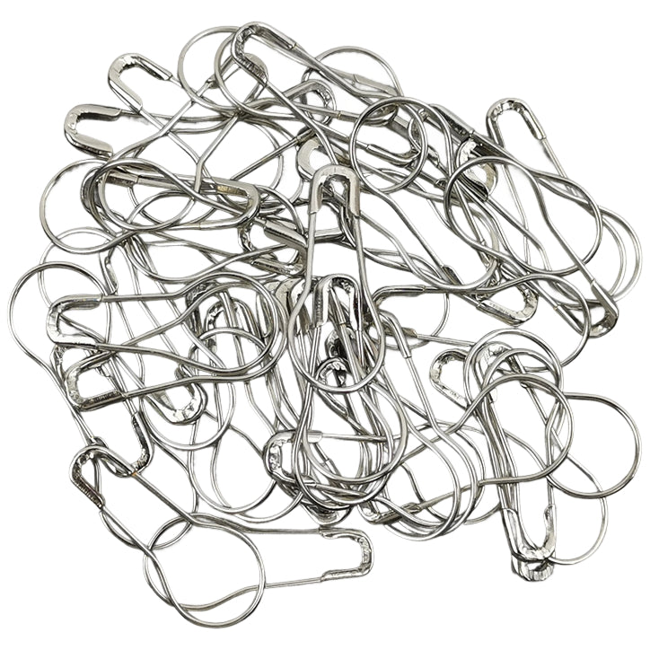 Safety Pins 0.8 Inch Metal Bulb Pins for Clothing Tags DIY Crafts Accessories, Pack of 1000