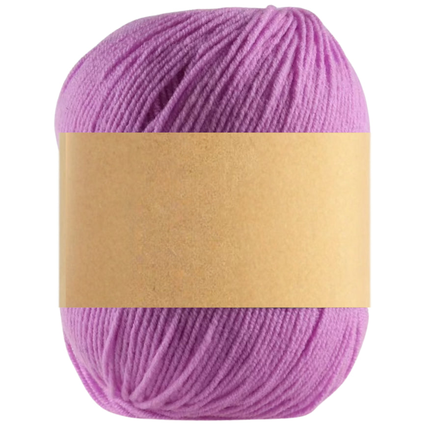 Silk Effect Microfiber Acrylic Yarn, Solid Colors for Baby Projects, 50 Grams/1.76oz 191 Yards