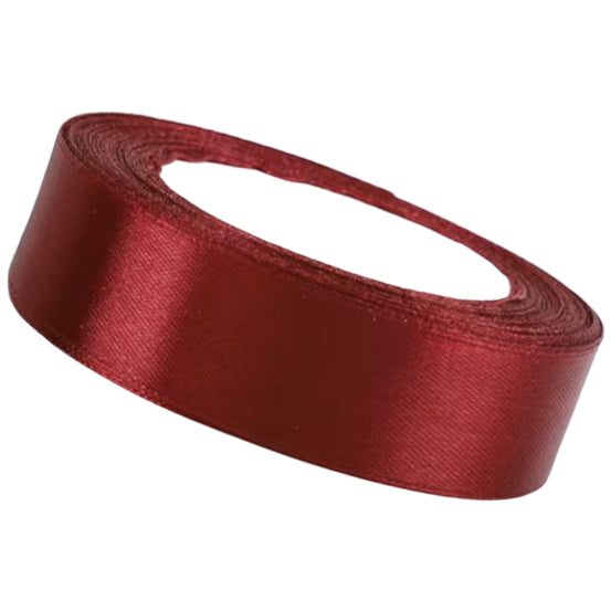 Single Face Polyester Satin Ribbon 1 Inch 25 Yards Solid Fabric for Gift Wrapping Bows and Decor