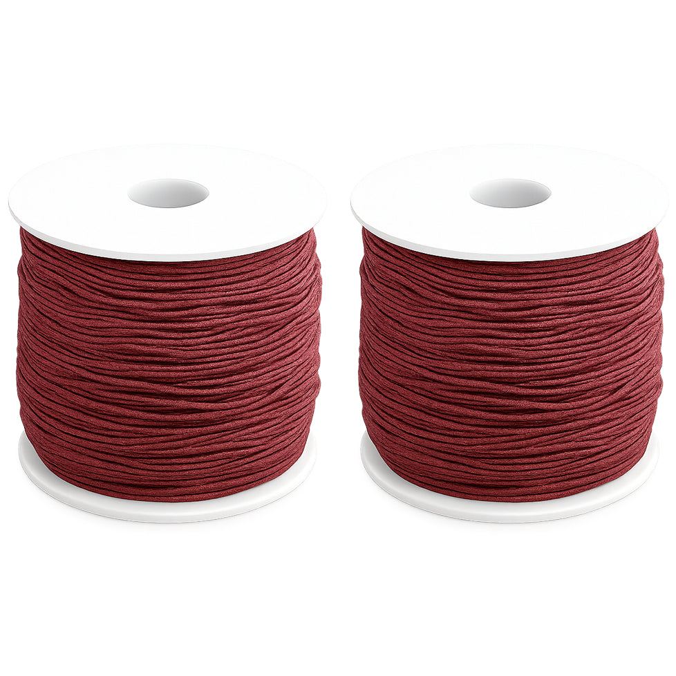 1mm Stretchy Elastic Cord for Bracelet and Jewelry Making, 330 Feet Each, Pack of 2