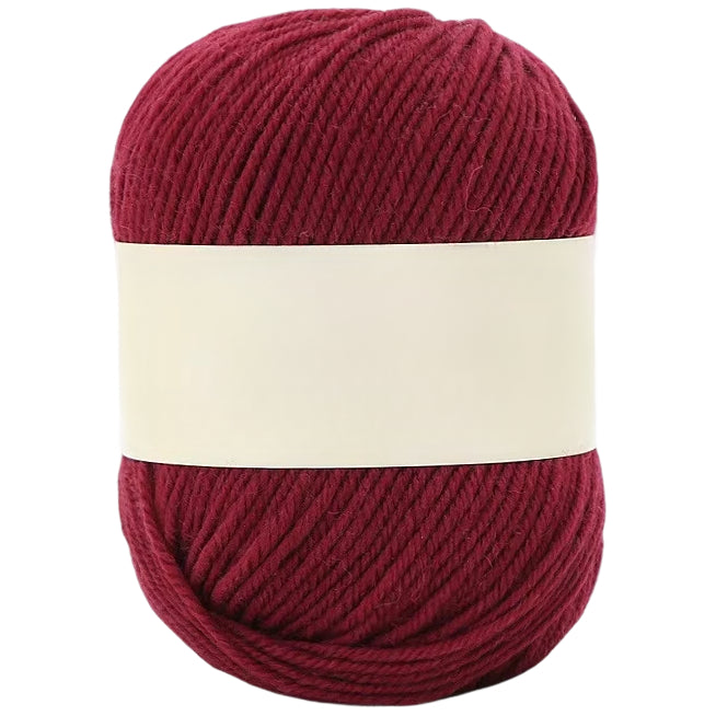 Worsted 100% Merino Wool Yarn for Hand Knitting & Crochet Projects, 50 Grams/1.76oz 131.23 Yards